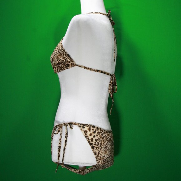 CHUN'S FASHION Cheetah Print Bikini Set OS Fit All - Picture 6 of 11